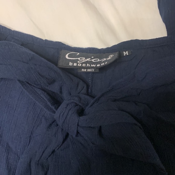 navy womens M swim cover up pants - Picture 3 of 3